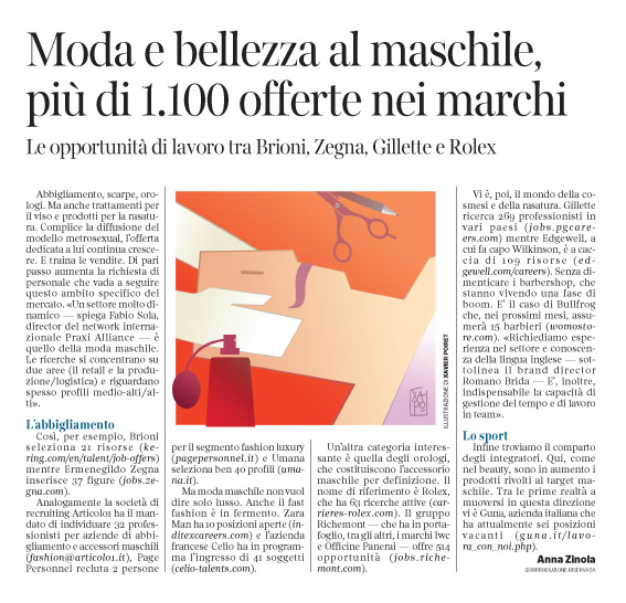 Corriere Economia - aziende di bellezza al maschile - 7.03.17 - pp.33