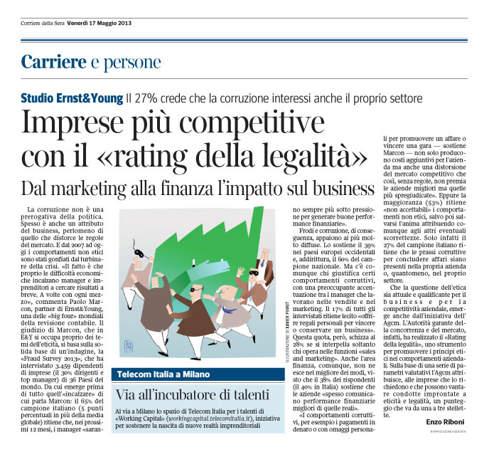 Corriere Economia - 17.05.13 - Gli illeciti in ufficio