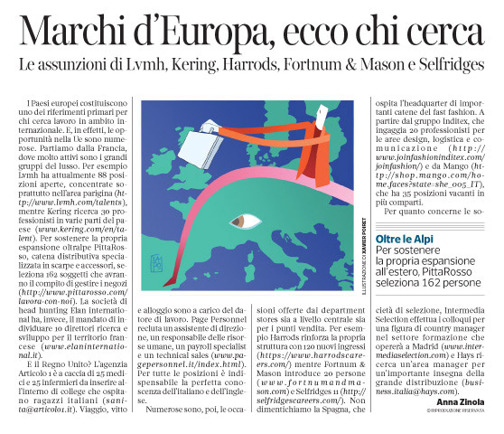 Corriere economia - riferim.europei per chi cerca lavoro - 20.01.15 