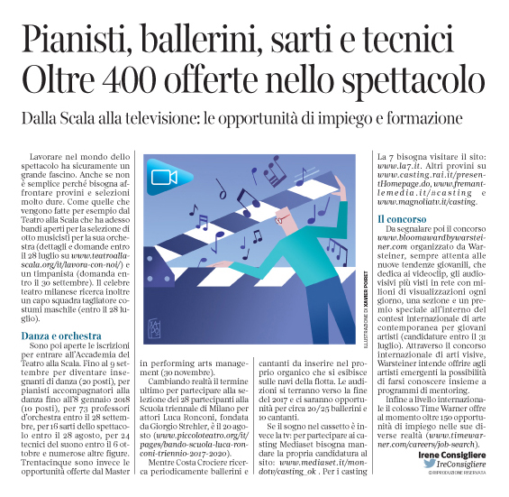 Corriere Economia - Showbizjobs - 18.07.17 - pp.33