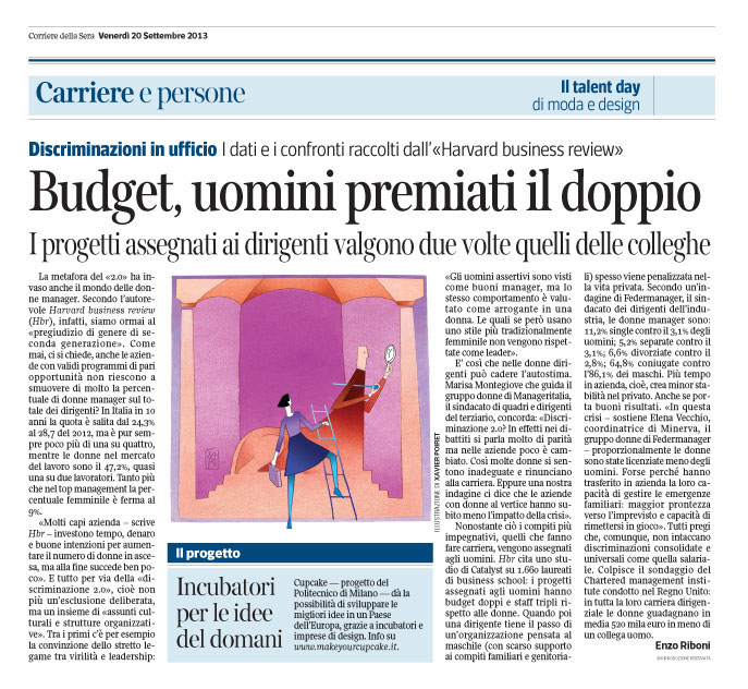 Corriere Economia - 20.09.13 - Discriminazione - Quando le donne partono in svantaggio