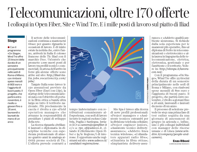 227 - Corriere Economia - Fibra ottica BUL e Hi-tec jobs - 12.09.17 - pp.39