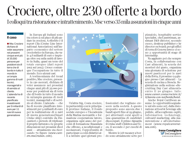 Corriere economia - mestieri del mare - 14.06.16 - pp.43