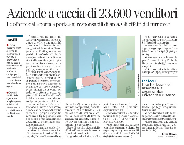 Corriere Economia - opportunità porta a porta - 14.03.17 - pp. 33