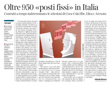 245 - Corriere Economia - assunzioni a tempo indeterminato- 27.02.18 - pp. 30