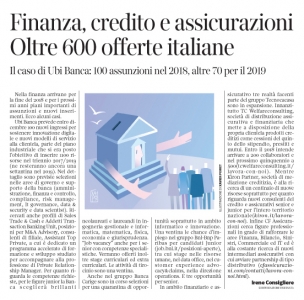 260 - Corriere Economia - assunzioni in banca - 03.07.18 - pp.32