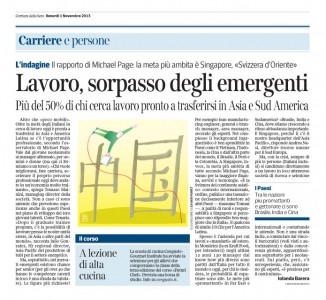 Corriere Economia - 01.11.13 - Atterraggio nell'impero di mezzo (Zhongguò)