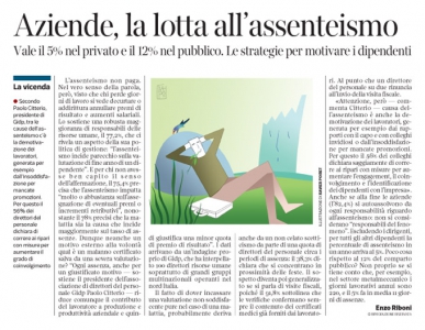 Corriere Economia - Assenteismo - 12.01.16 pp.41