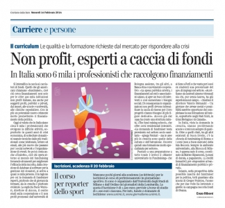 Corriere Economia - 14.02.14 - Fundraisers