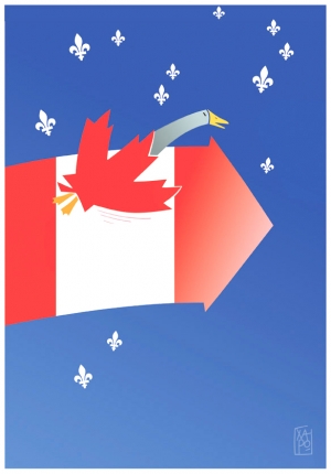 Québec - Vol de nuit - Déc. 2015