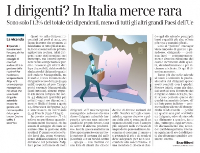 Corriere economia - 18.11.14 - managers - la paura del licenziamento -  pp.35