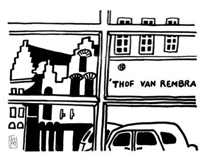 Brugge - Rembrant 's house